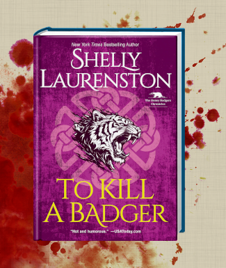 Special featured book version of To Kill a Badger cover